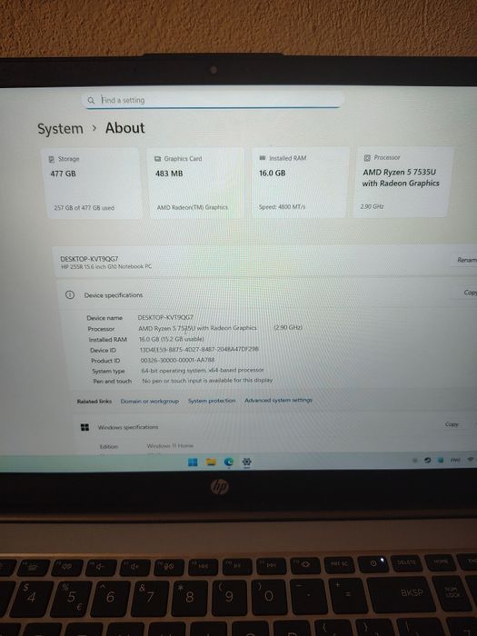 Лаптоп HP 255r g10