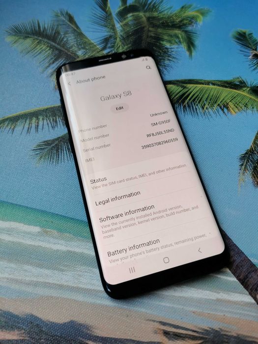 Samsung S8 - Usor fisurat -