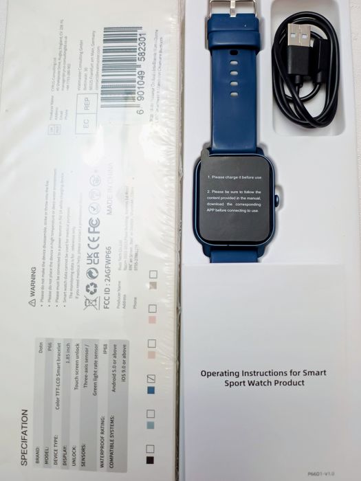 Smartwatch Smarty, garanție 40 luni, uzură mică, stare bună!