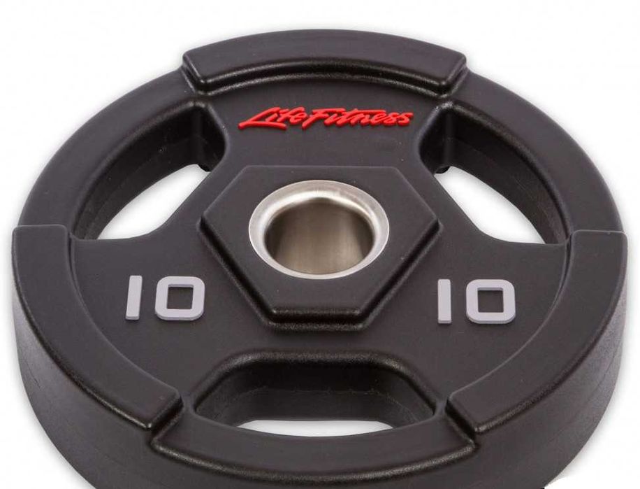 ПРОМО! Сет Уретанови Тежести Life Fitness 2.5 кг - 25 кг Дискове 155кг