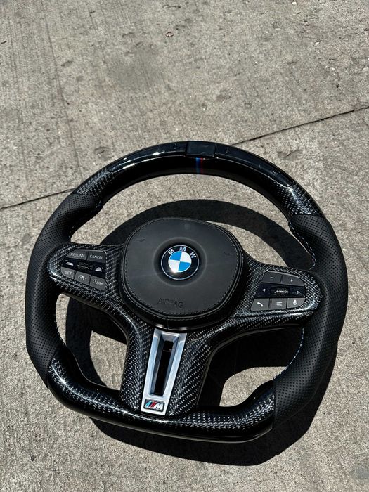 Volan BMW Carbon - LED - Seria G - Incalzire - Traffic Jam - Vibratii