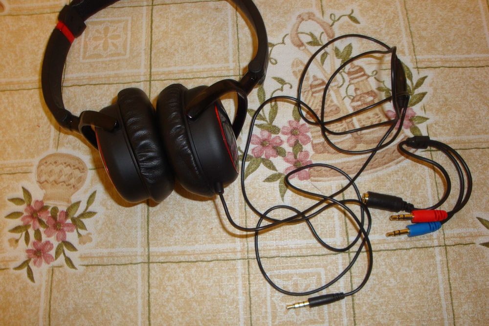 casti audio cu microfon iGO Memphis reglabile mufa jack adaptor PC