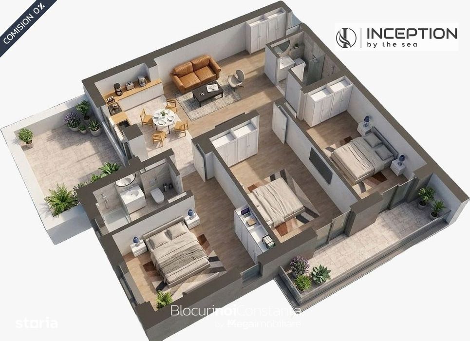 #Apartament cu vedere la mare | preț final - Lidl, Mamaia Nord