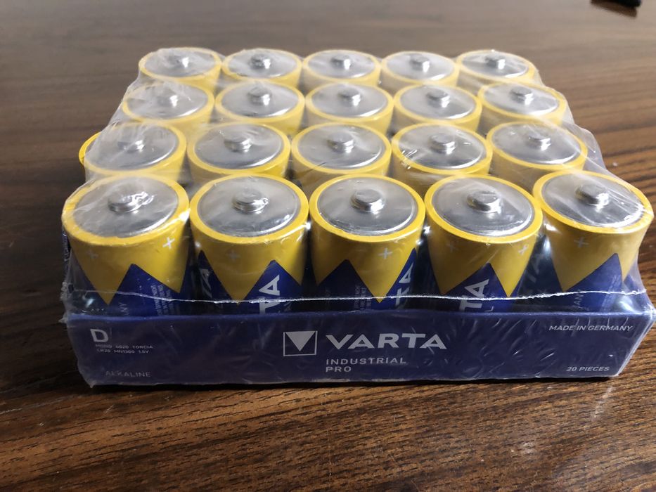 Алкални Батерии varta industrial LR20 1.5v 16500mAh