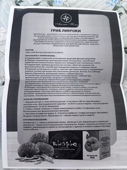 Гриб линджи (рейши)