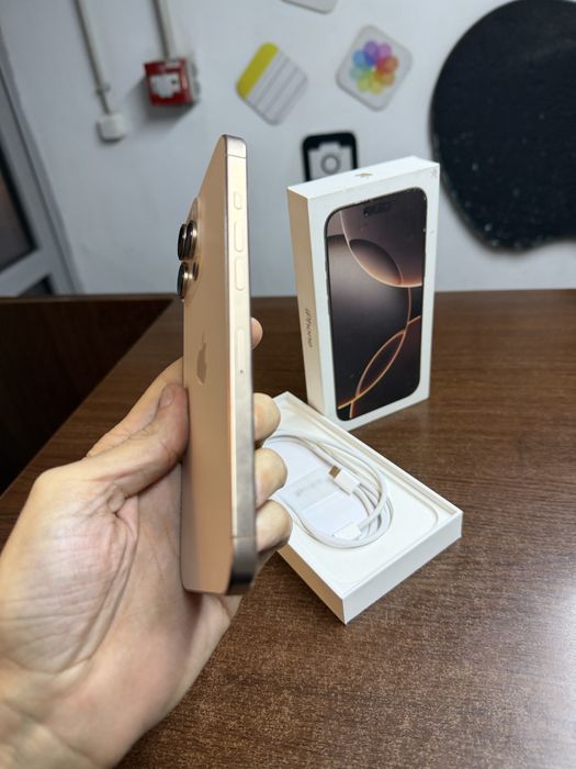 Vand Iphone 16 Pro Max 256Gb Desert Titanium Full box