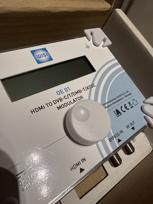 WISI OE01 Encoder HDMI in DVB-C/T  modulator Catv digital