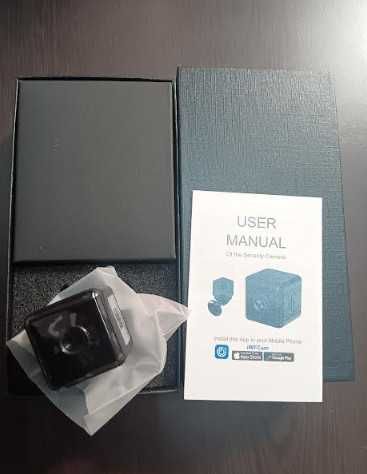 Мини шпионска камера VELER, Full HD 1080P, WiFi охранителна камера