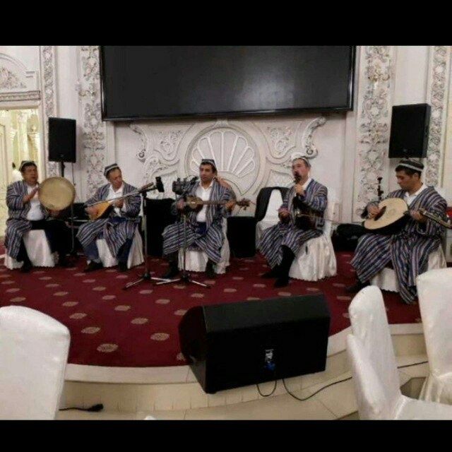 Ош, никох, банкет ва бошқа маросимлар учун усилител, колонка ва ансамб