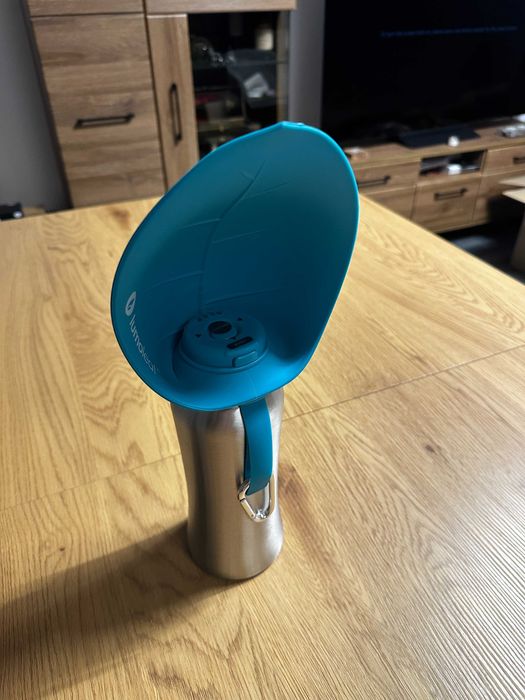 Sticla Apa Caini 800ml Otel Inoxidabil 2in1 Bol Portabil Nou