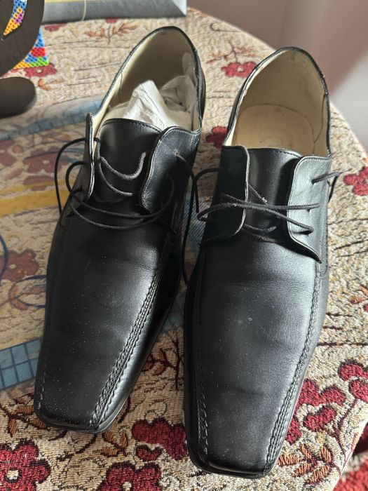 Pantofi barbati din piele naturala si cu talpa din piele