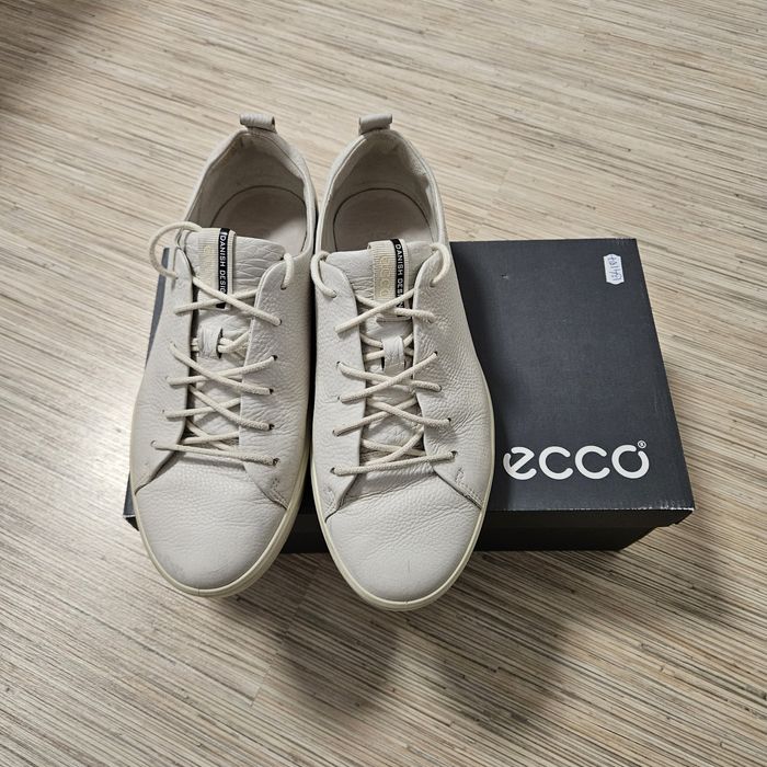 Pantofi sport piele Ecco 43 alb