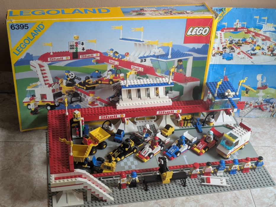 LEGO 6395 Victory lap race от 1988 с кутия
