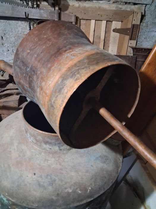 Cazan cupru vechi  vinars tuica 60 l