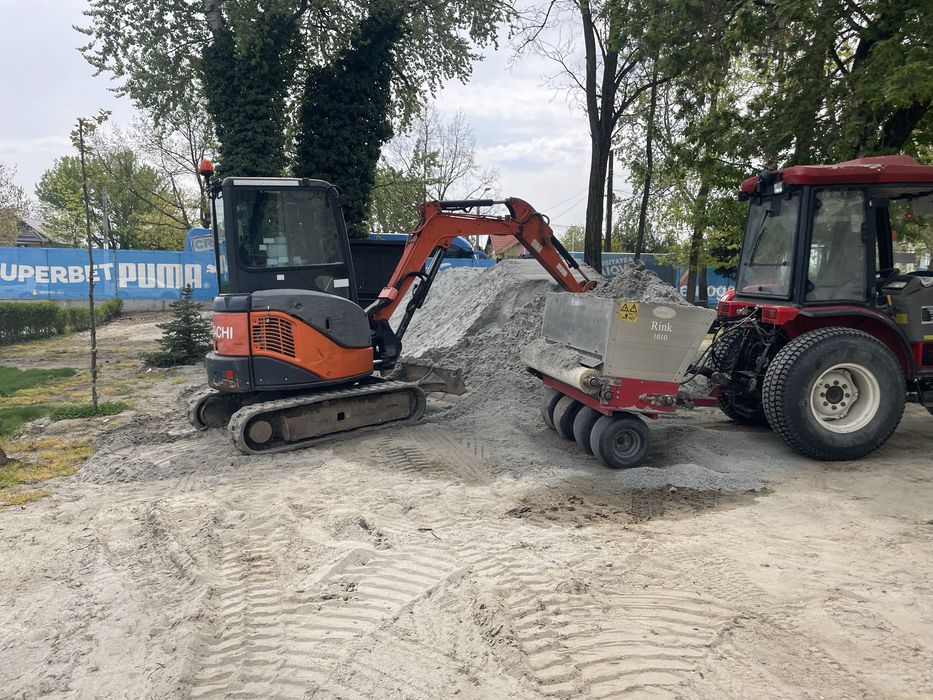 Inchiriez miniexcavator, Transport nisip, piatră, balast – PREȚ BUN!