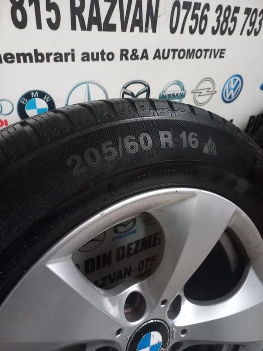 Jante Aluminiu Bmw 205/60/R16 5*112 Jante Bmw R16 F20 F21 F30 F31 F32 F33 F34 F36 F10 F11 Etc - Dezmembrari Arad