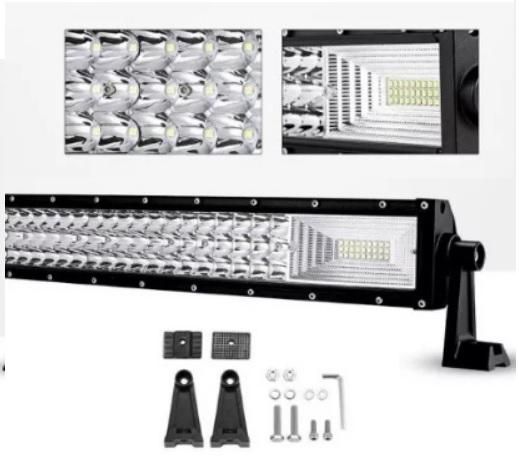 Лед Бар прав 130см. №3772-4 Мощен OFF ROAD LED BAR в 3 реда 243D-729W