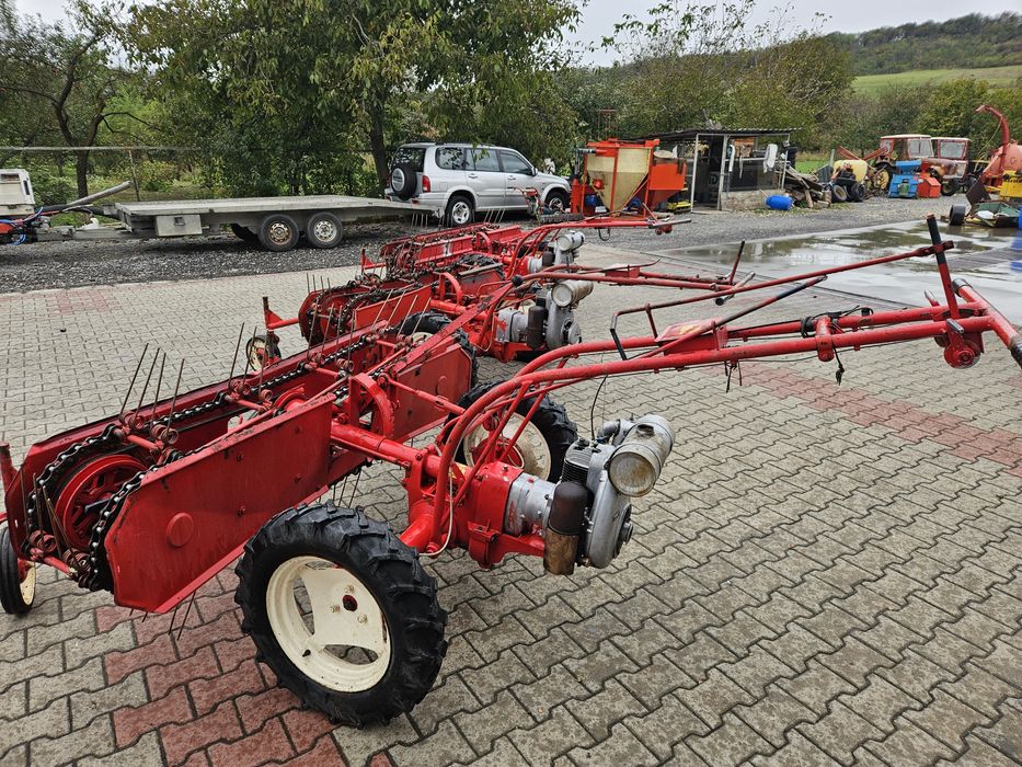 Greblă cu motor pe lanț