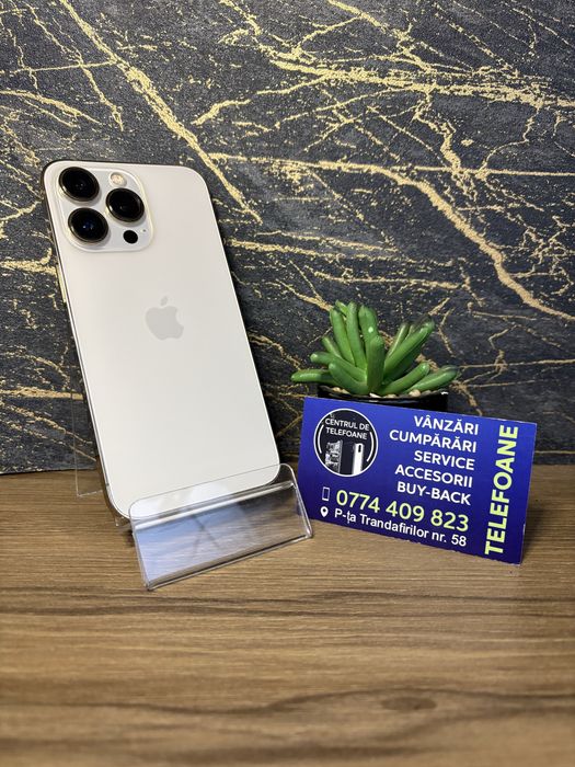 Iphone 13 Pro Gold 128 Gb / Garantie 2 ani Centrul de Telefoane / Rate
