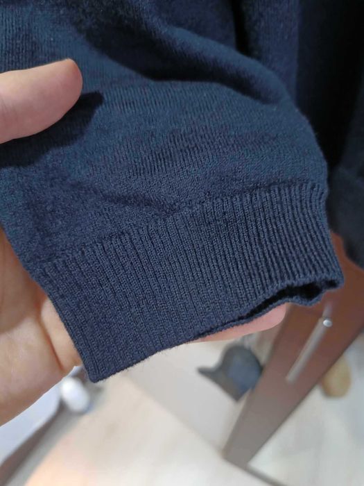 Pulover Hugo Boss Dama femeie lana merino L Bleumarin Dark