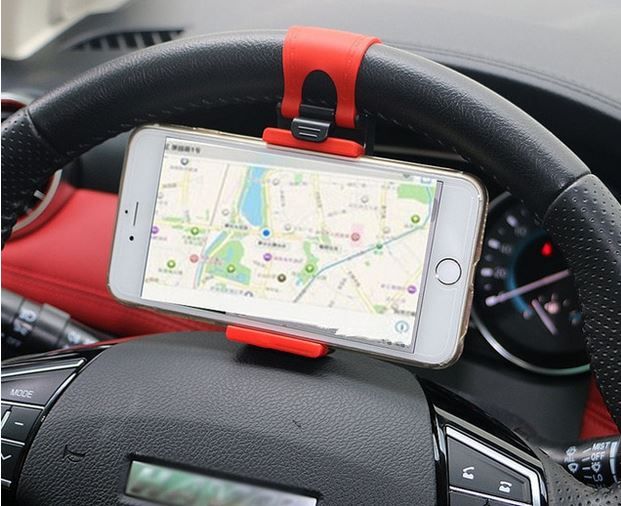 Смартфон държател за волана на автомобил