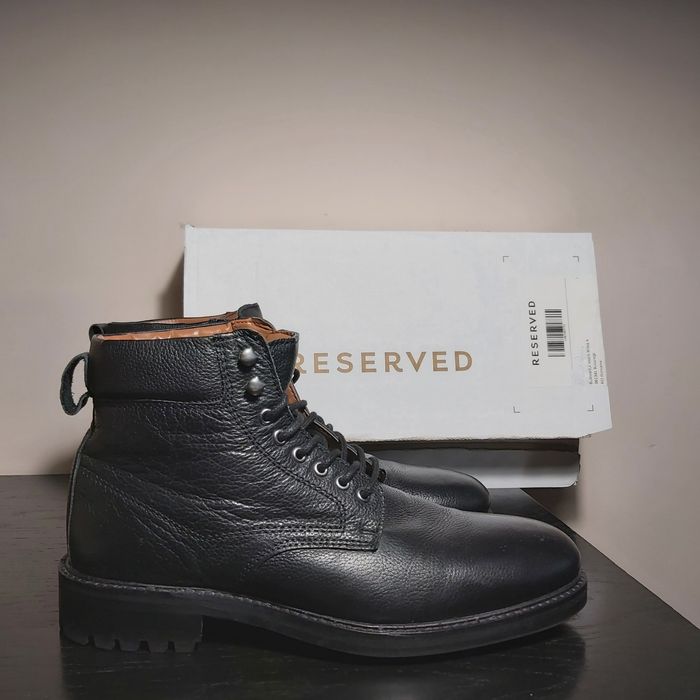 Ghete din piele naturala RESERVED, marimea 42