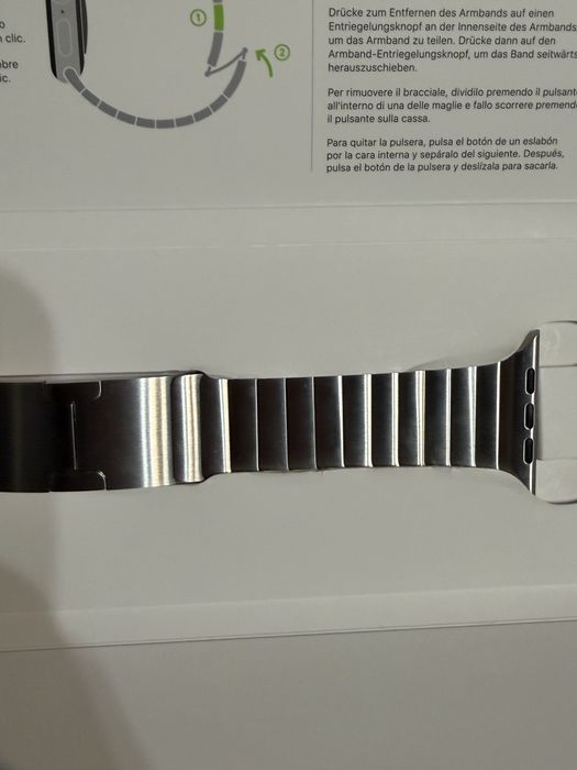 Bratara Apple Watch link silver 42 mm