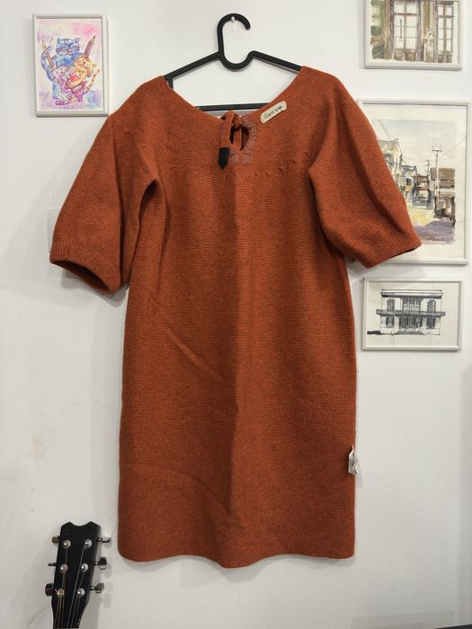 Rochie dama crosetata din  lana de oaie