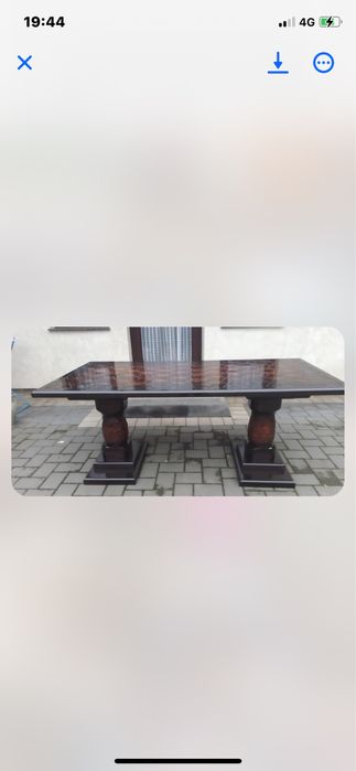 Bucatarie masa lemn masiv