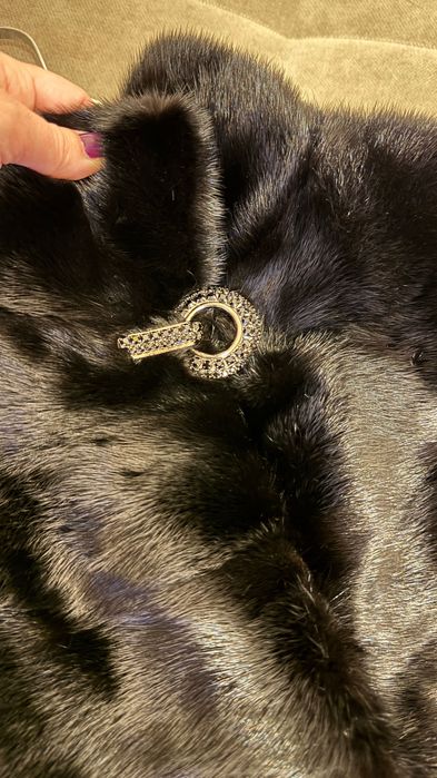 #125 Късо палто от норка.Визон.Яке от норка. Естествена кожа с косъм.