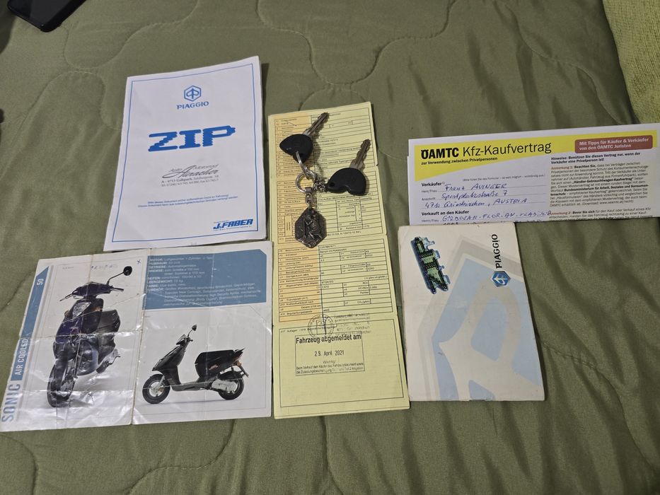 Piaggio Zip T2  Adus din austria cu toate actele in regula