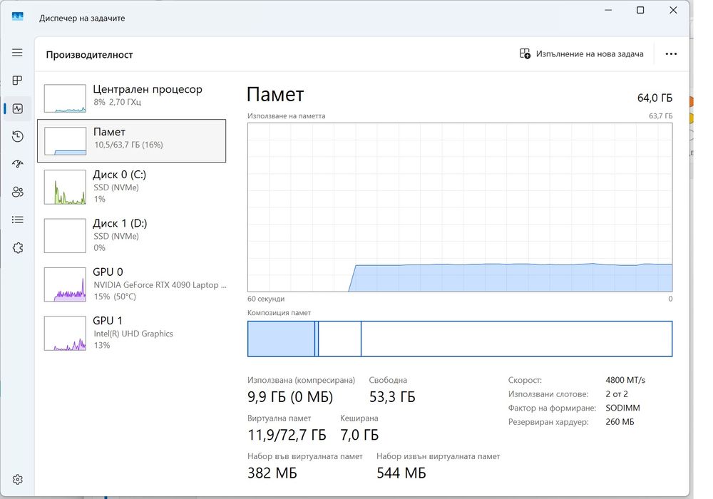 64gb ddr5   RAM 2x32 kit Adata Sodimm