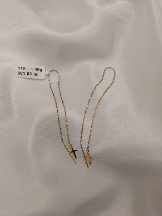 Cercei Aur 14K/585.   1,45 gr