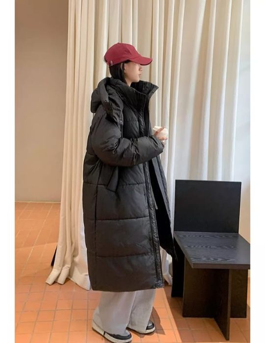 Модная оверсайз куртка зимняя