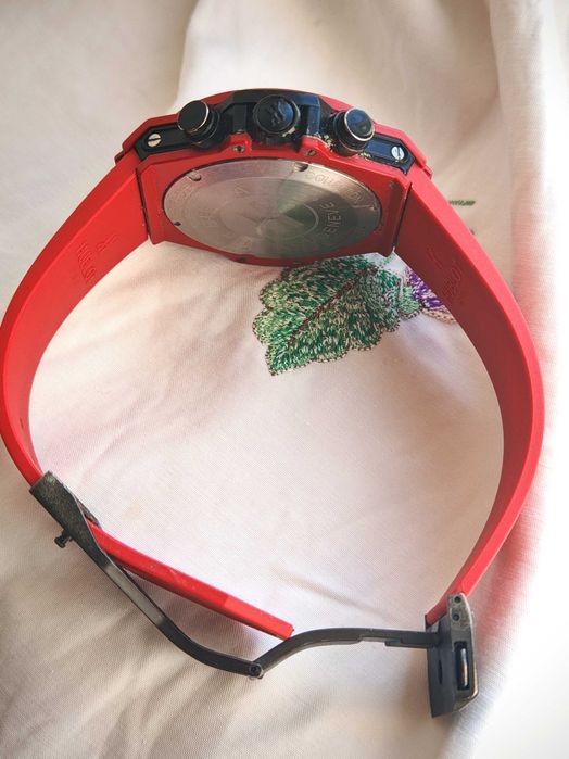 Рядък Модел Ръчен Мъжки Часовник HUBLOT Red Magic 50 mm