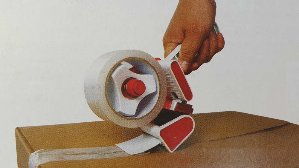 Dispenser manual scoci, aplicator banda adeziva + 2 role scotch