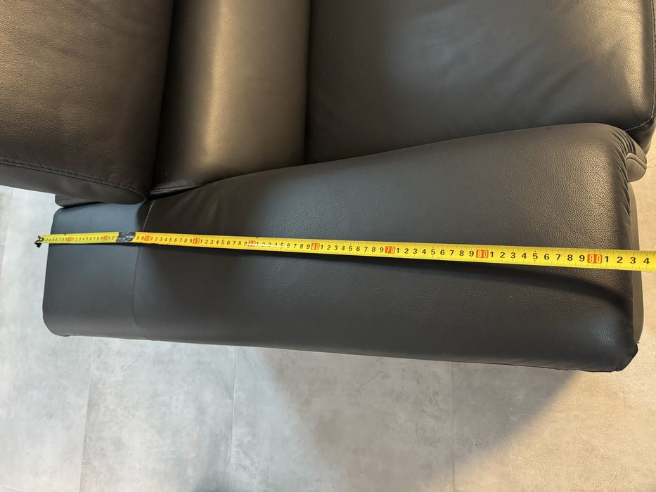 Canapea piele neagra