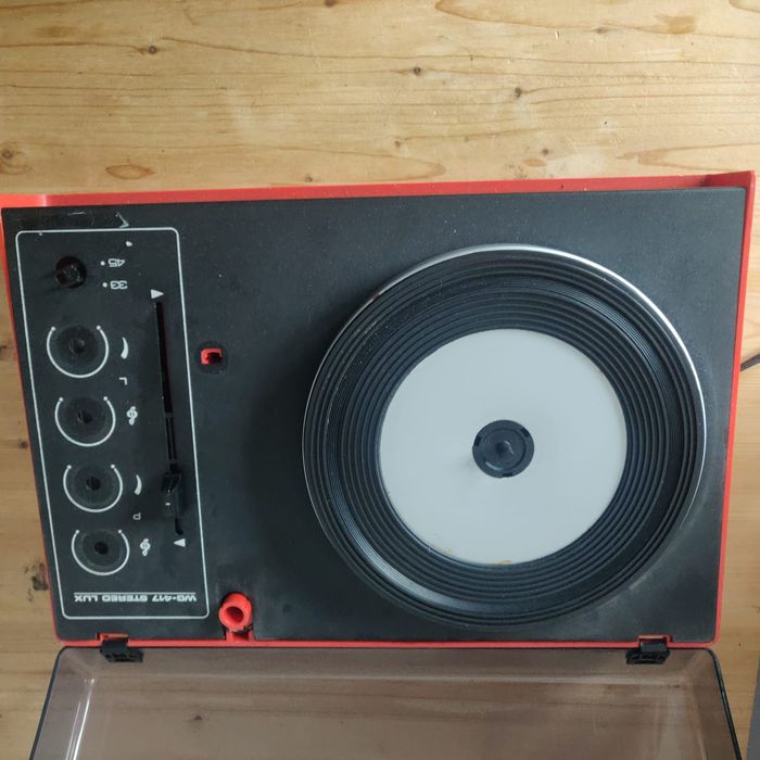 Deck /pick up -componente  /carcasa /capac Unitra  fonica