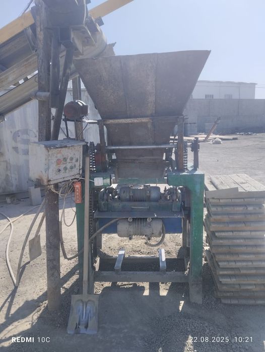 Пескоблочный станок