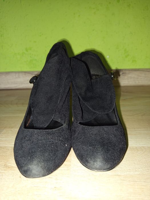 Велурени официални обувки, номер 37