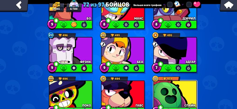 Продам аккаунт бравл старс