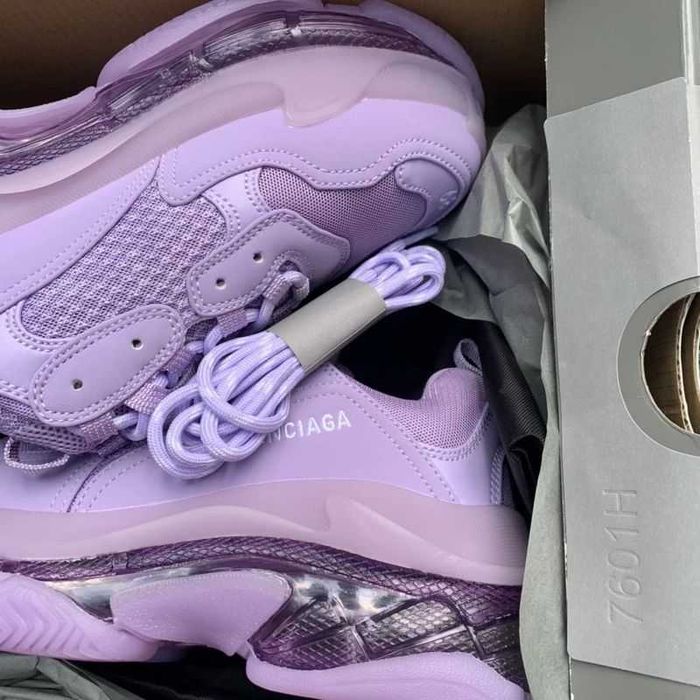 Balenciaga Triple S - Violet/Dark Grey/Sky Blue