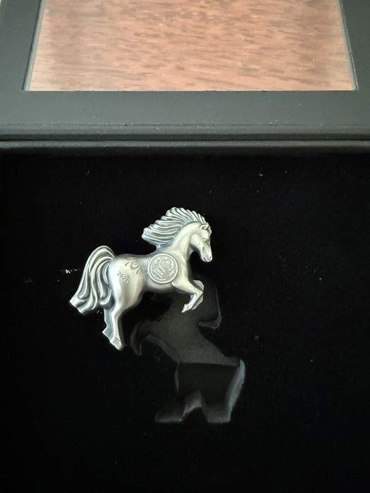 The Royal Tudor  Beasts-Queen’s Lion/Year of Horse 1oz 2026 Antiqued