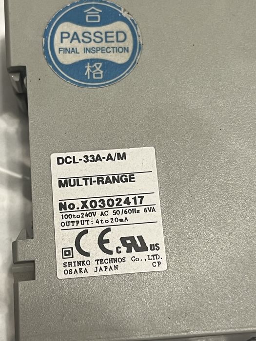 Controler temperatură PID Shinko DCL-33A-A/M Multi-Range 100-240V AC Industrial