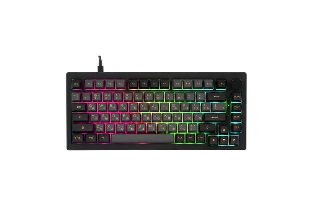 \ Клавиатура AKKO 5075B Plus Black & Silver