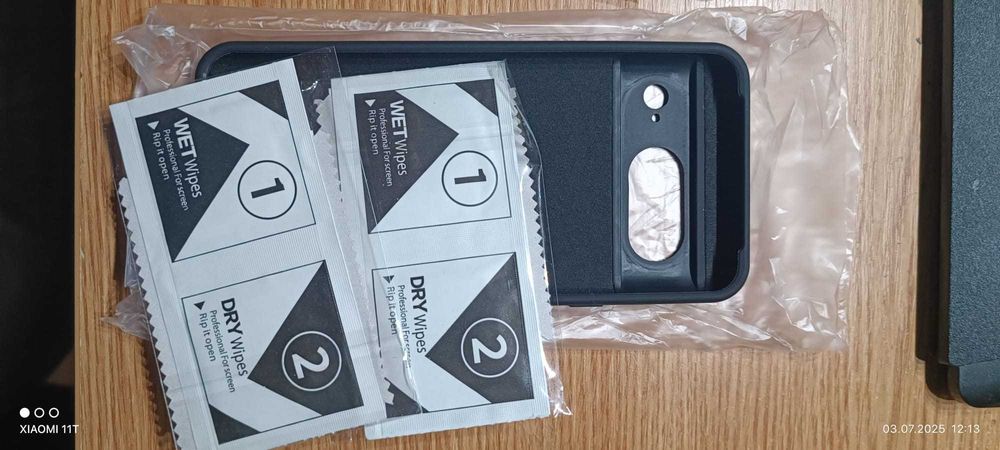 husa + 2 folie sticlă protectie ecran smart phone Google Pixel8