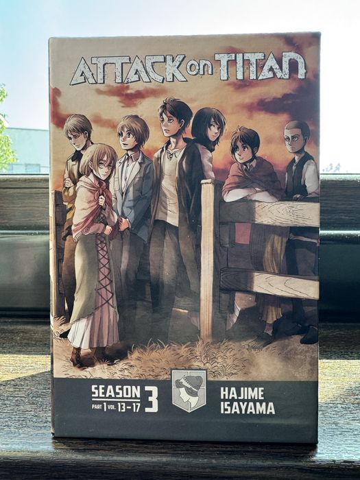 “Attack on Titan”manga bundle-season3,part1,vol.13,14,15,16,17+stories