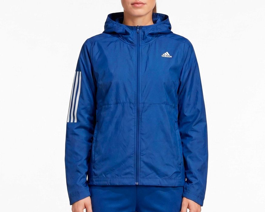 Adidas Оригинално дамско тънко яке за бягане / тичане размер М