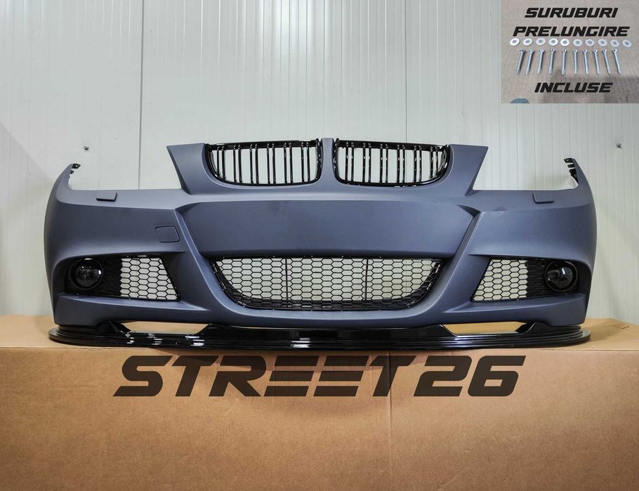 Bara Fata BMW Seria 3 E90 E91 (2005-2011) Cu Lip, Grile si Proiectoare