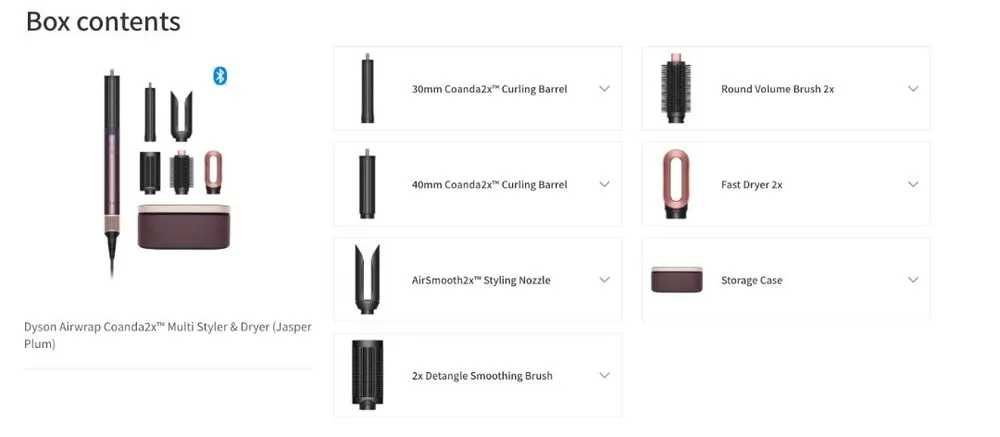 Dyson Airwrap™ Complete Long ID (Jasper Plum / Blush Pink, Co-anda2x™